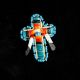Cross Quilled Pin