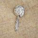 Buffalo Skull Stamped Pin