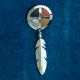 Medicine Wheel - Feather Pin