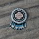 Beaded Fringe Pin