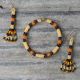Beaded Bracelet & Earring Set