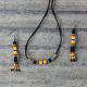 Beaded Earrings & Necklace Set