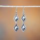Double Diamond Earrings