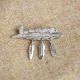 Feather on Pipe Pin