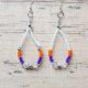 Orange & Purple Earrings