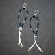 Blue Looped Detillium Earrings