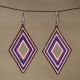 Beaded Diamond Earrings