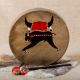 Painted Buffalo-Skull Drum