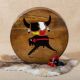 Painted Buffalo-Skull Drum