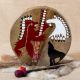 Painted Bear-Horse-Wolf Drum