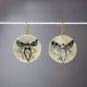 Painted Eagle Earrings