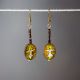 Painted Hide Earrings