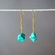 Turquoise Nugget Earrings