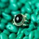 Round Onyx Ring