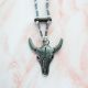 Beaded Buffalo Skull