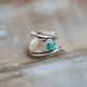 Feather Stone Ring