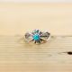Floral Turquoise Ring