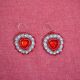 Red Beaded Earrings