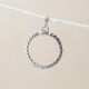 Circular Silver Pendant