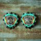 Beaded Bear Paw Earrings