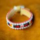 Quilled Bracelet with Beaded Edge