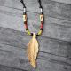 Bone Eagle Feather Necklace