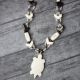 Turtle Necklace with Chevron B