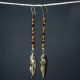 Feather & Bead Earrings