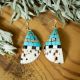 Sleeping Beauty Turquoise & Shell Earrings