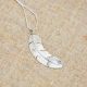 Silver Feather Necklace