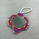 Beaded Charm Mirror Turtle
