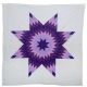 Purple Crib Star Quilt