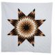 Shades of Brown W/Animal Print Star Quilt