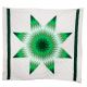 Quilt - Tan w/ Shades of Green