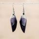 Wampum Shell Dangle Earrings