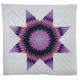 Star Quilt of Pinks, Purples, and Green