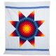 Star Quilt Light Blue Border