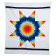 Star Quilt with Dark Blue Border